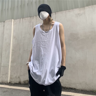 Sleeveless vest Exorcism Trend T-shirt summer new pattern ins Easy Large American style leisure time motion temperament vest