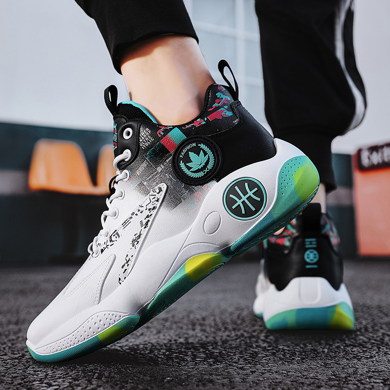 Baloncesto Zapatos de hombre primavera y verano nuevos zapatos deportivos de moda para hombres zapatos de fondo grueso para estudiantes deportivos zapatos casuales para jóvenes