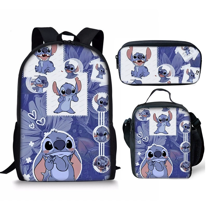 Cartoon backpack, card holder, set lightweight, 3 piece set