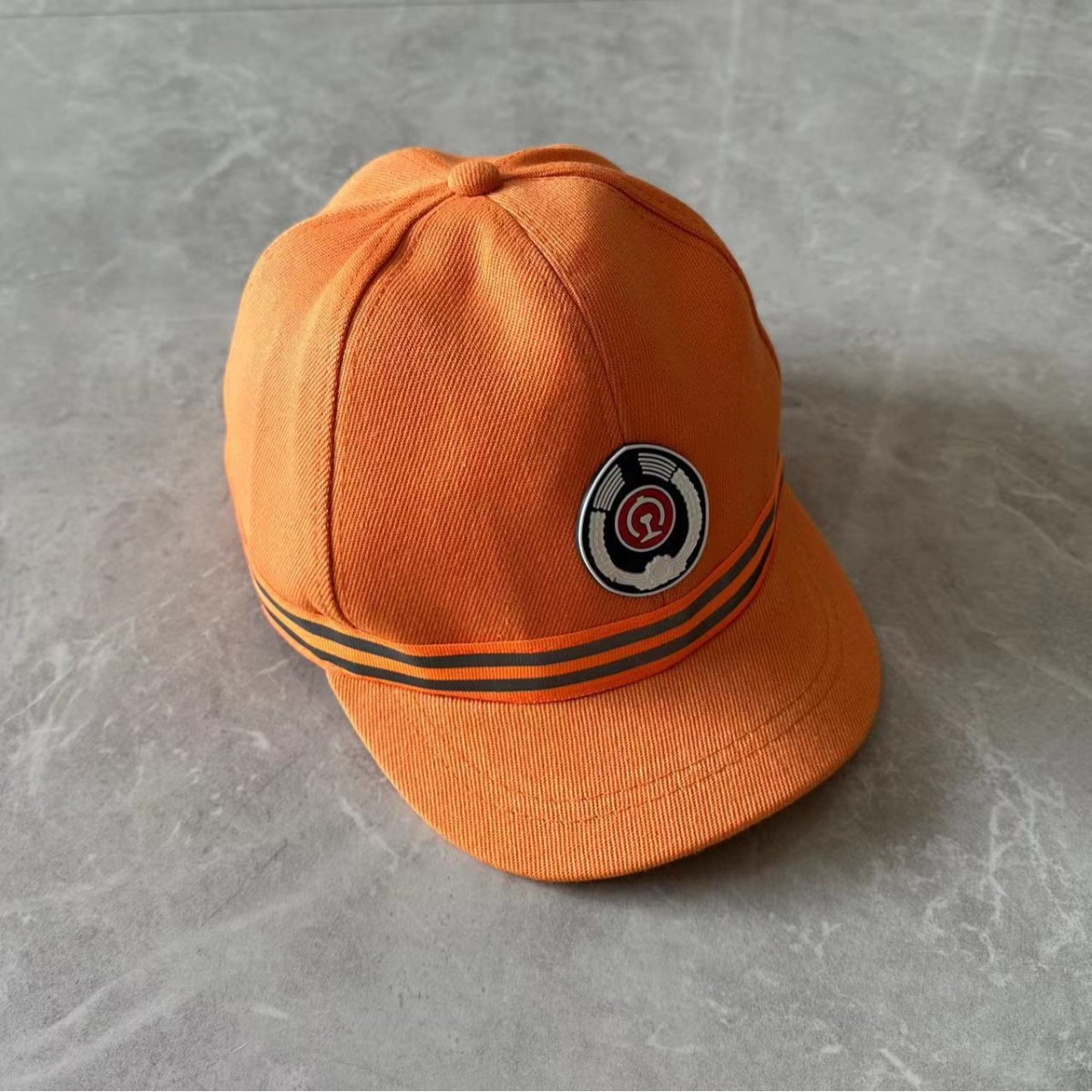 铁路安全防护帽铁路安全帽防护帽黄色帆布帽子黄色鸭舌帽