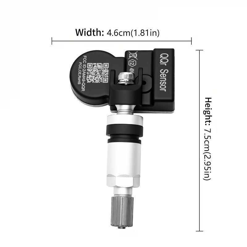 QQr programmable TPMS sensor, OE tire pressure sensor, 433MHz and 315MHz universal sensor