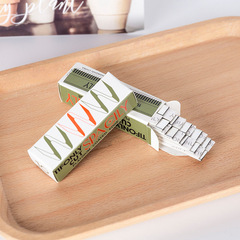 Eyebrow trimming blades 10 pieces, stainless steel eyebrow razor blade corrugated blade photo studio special eyebrow trimming knife wholesale