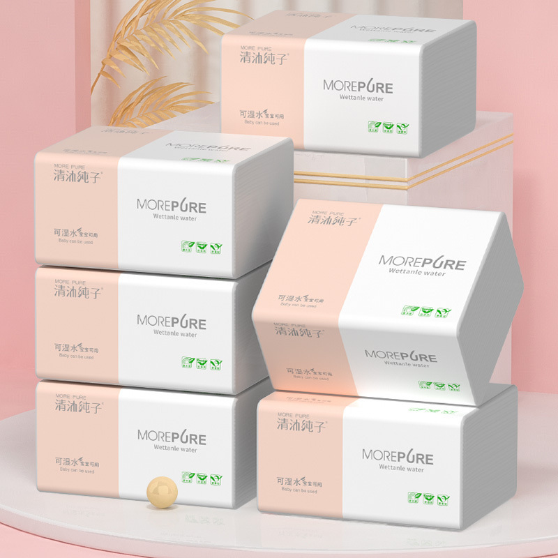 4-layer log facial tissue manufacturers deliver 300 sheets of toilet paper, a whole box of paper, a generation of household paper towels
