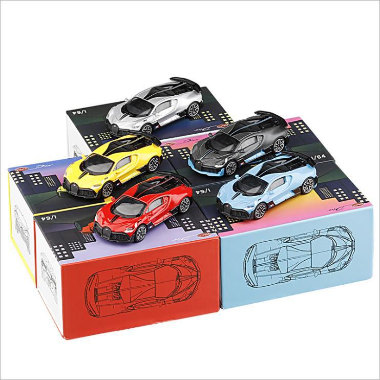 JKM全合金汽车儿童玩具1:64布加迪DIVO超级跑车静态模型摆件盒装
