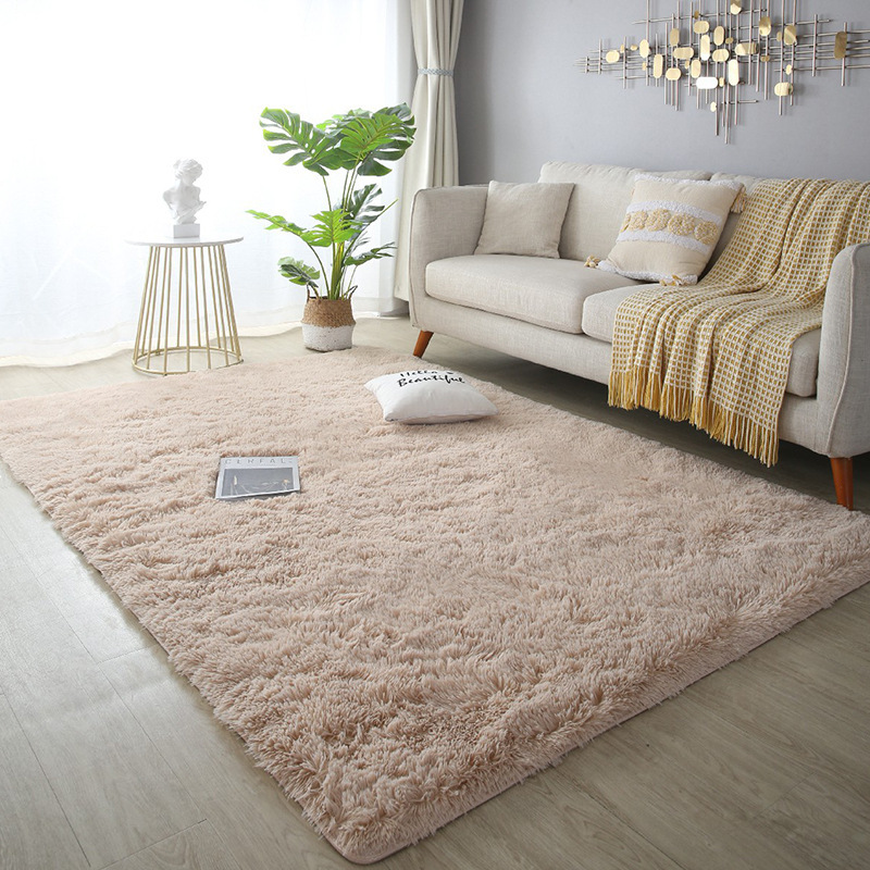 Nórdico ins estilo lindo alfombra sala de estar dormitorio mesa de café alfombra de la habitación de la muchacha de cabecera del hogar felpa engrosada Manta