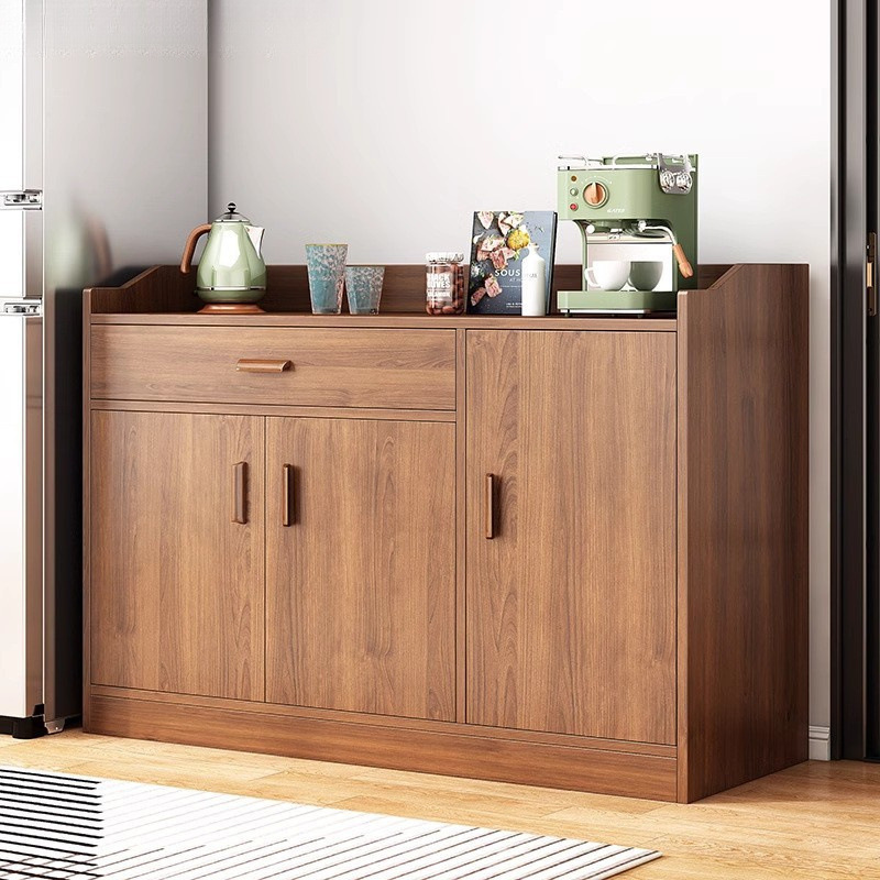 Sideboard Storage Cabinet Solid Wood Sideboard Living Room Wall Storage Cabinet Kitchen Cabinet Home Tea Cabinet