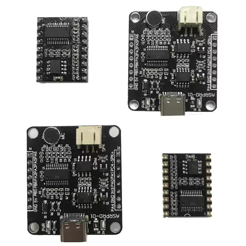 CI1302 CI1303 Módulo de control de reconocimiento de voz inteligente AI placa de desarrollo de reconocimiento fuera de línea compatible con ASRPRO