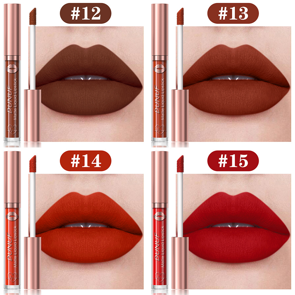 Check out DUNUF 6-tube matte waterproof long-lasting lip gloss lipstick! Disclaimer for links undefined