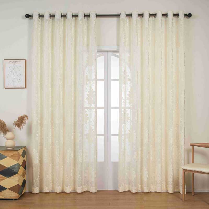 American Jacquard Window Screens for Living Room, Bedroom and Restaurant, Transparent Curtains, Sun Protection and Heat Insulation Gauze Curtains, Manufacturer Curtain Supply American Jacquard Window Screens for Living Room, Bedroom and Restaurant, Transparent Curtains, Sun Protection and Heat Insulation Gauze Curtains, Manufacturer Curtain Supply