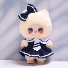 仅售娃衣】16cm莉拉LUKY CAT挂件海军裙子披风着替替换娃衣服