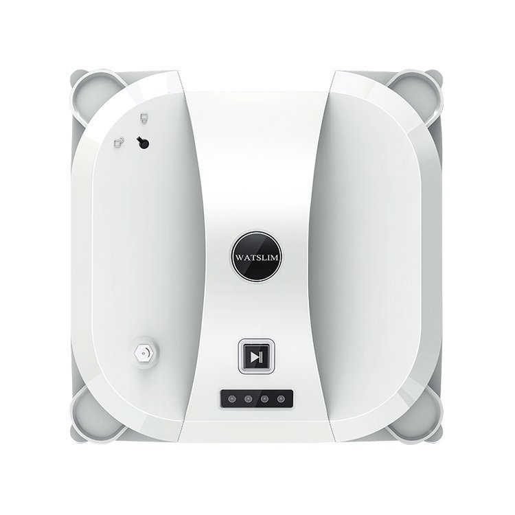 Fábrica de fuente inteligente doble chorro de agua limpiador de ventanas robot ultra delgado doble control de voz transmisión limpiador de ventanas planificación limpiador de ventanas