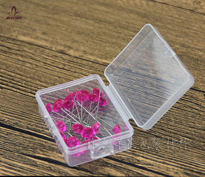 Exquisito pin redondo nuevo PIN de cuentas de posicionamiento aguja vinculante tela fija perla aguja DIY tienda de flores