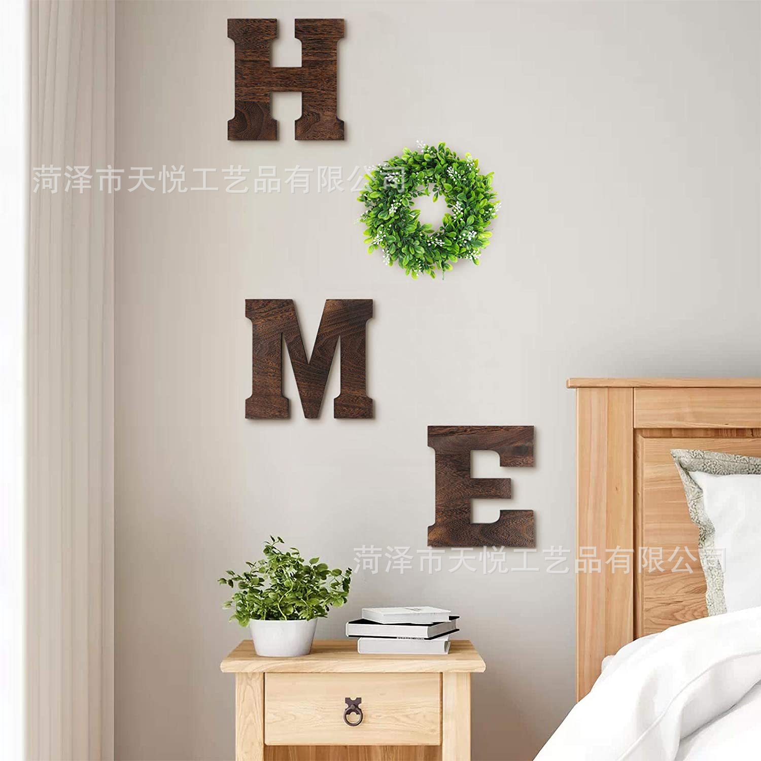 2021亚马逊木制家居HOME字母摆件创意木质工艺品家居饰品摆件-阿里巴巴