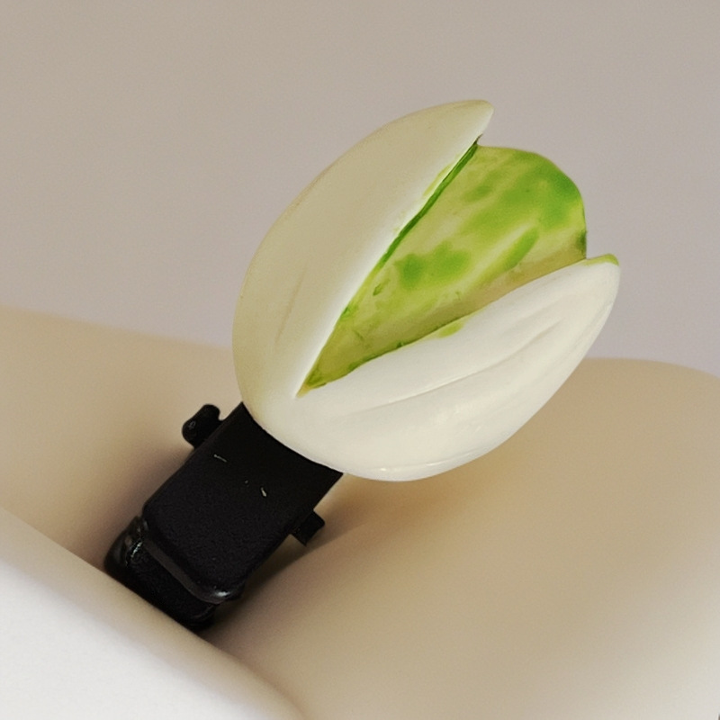 피스타치오 머리핀