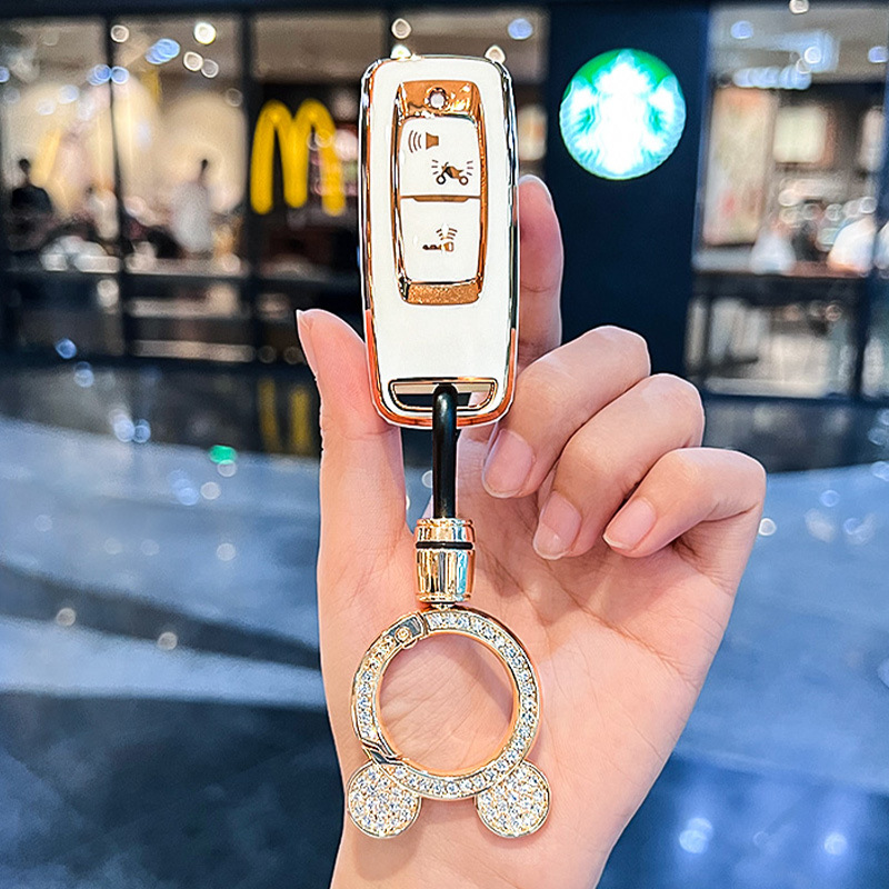 适用于BT摩托车PCX160钥匙套click150 lead125钥匙保护扣壳
