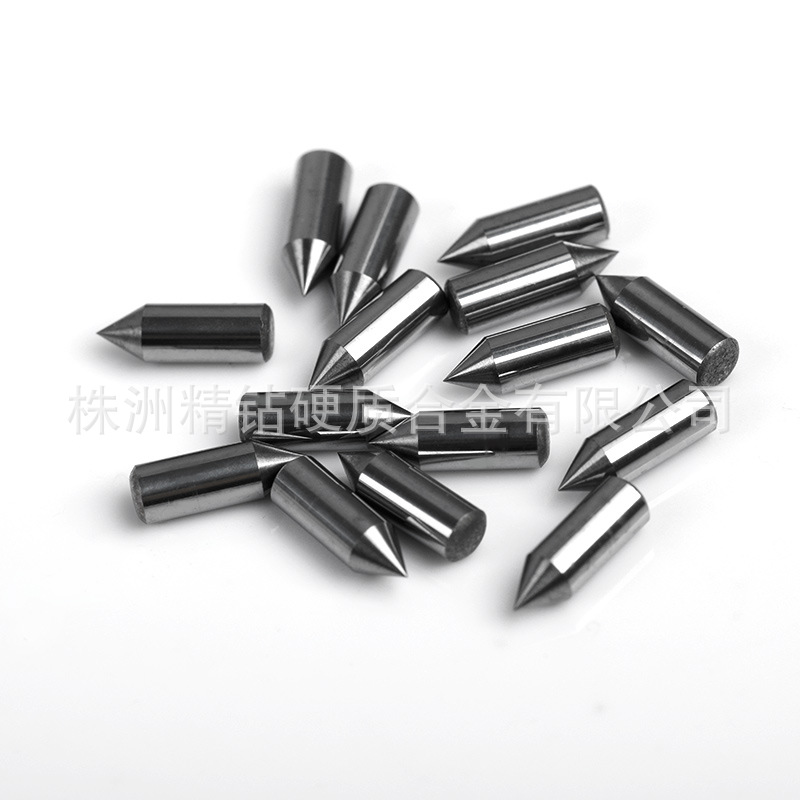 尖端棒子D3×9 60° YG6钨钢顶针硬质合金 非标异型钨钢刀头