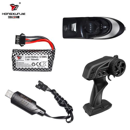 Hongxunjie HJ811HJ812 remote control boat accessories summer water toy boat competitive speedboat high-speed yacht toy