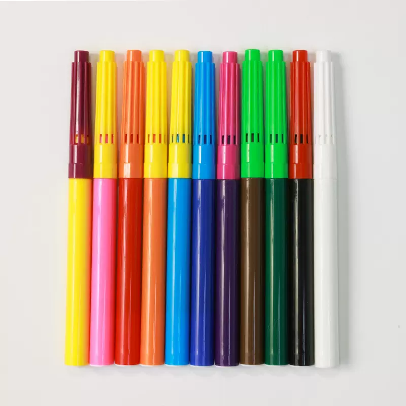 批发魔术水彩笔12色可水洗儿童益智绘画文具彩笔套装变色水彩笔