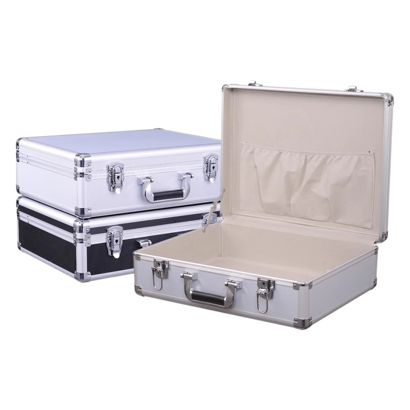 Caja caja de herramientas de equipo de instrumento portátil grande caja de aire caja de almacenamiento de aleación de aluminio kit de herramientas caja de almacenamiento de herramientas