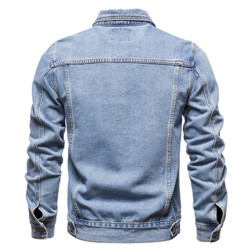 Men's denim jacket, spring summer autumn winter casual, Japanese style, trendy and youthful, workwear denim outerwear