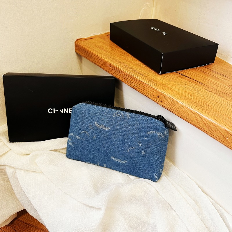 潮牌の対外貿易の卸売りの香のおばあさんの化粧袋の専門店の景品の小さい方はデニムの新型の日常の便利な洗面器の包みを包みます