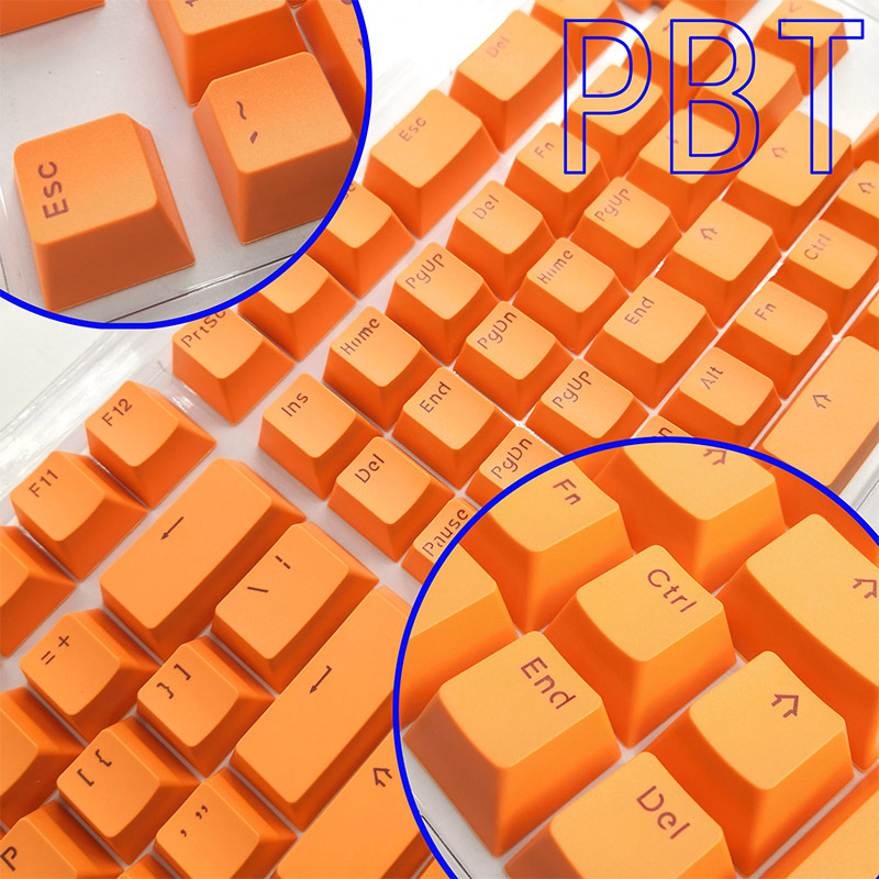 Juego de keycaps Mini PBT de 84 teclas, compatible con teclados 61/64/68/82 teclas