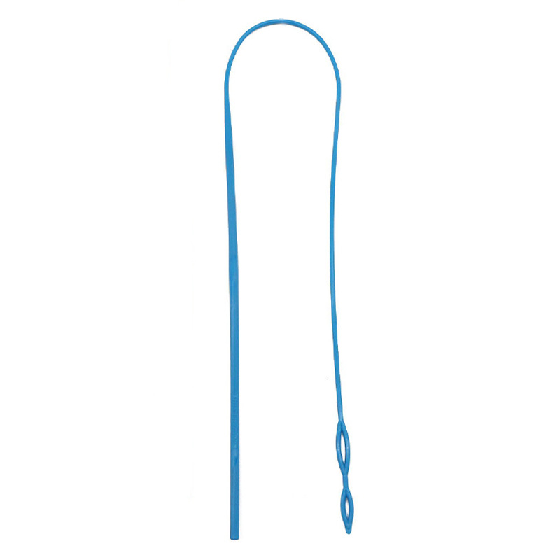 Hogar DE COSER DIY Dispositivo de enhebrado de plástico largo Dispositivo de enhebrado herramienta de la cuerda Dispositivo de enhebrado banda de goma hecha a mano Dispositivo de enhebrado