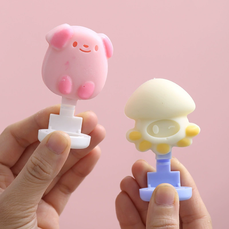 Cartoon constructor, silicone boat for ice cream, children's mold, ice cream, 6 pieces