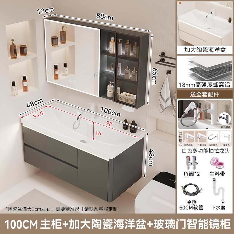 gabinete de baño cerámica integral lavabo tipo cajón de baño lavabo marino lavabo lava