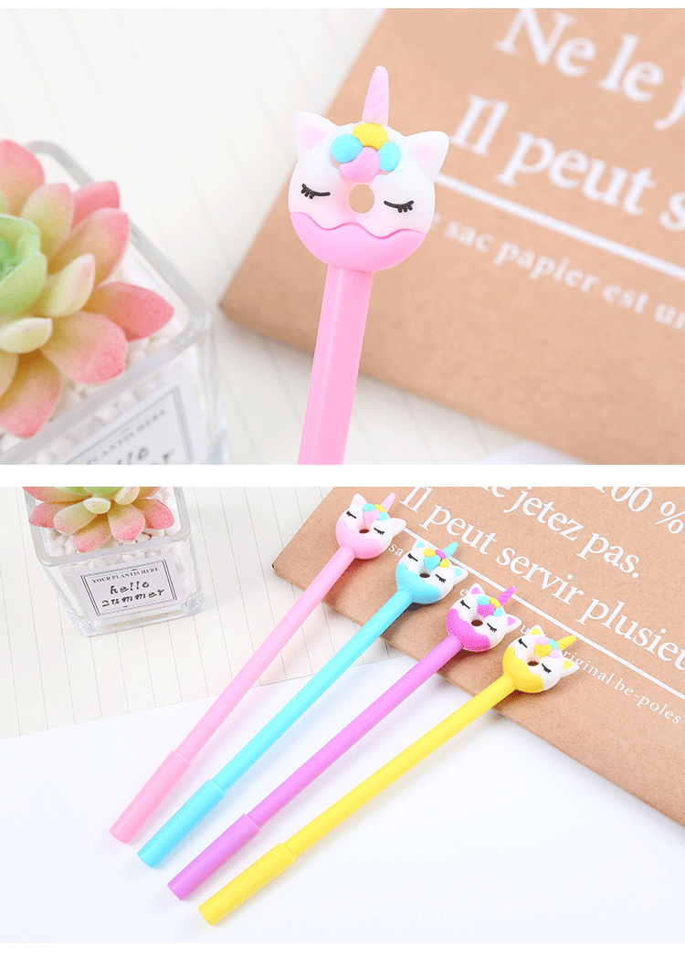 唯美安静独角兽中性笔_08