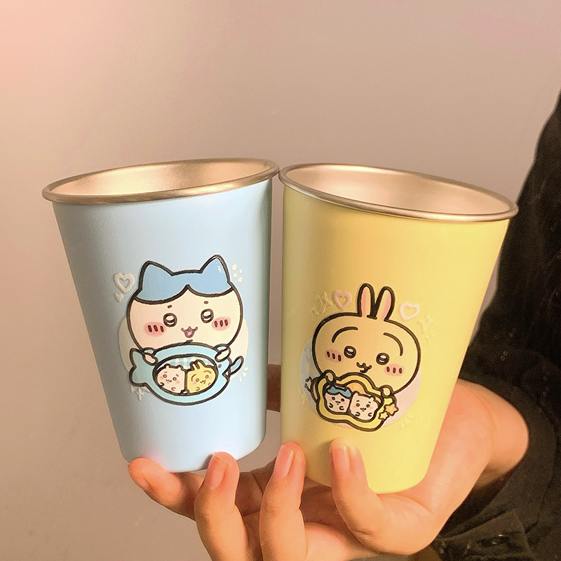 食品级漱口杯加厚防摔可爱不锈钢情侣儿童牙刷杯简约杯创意洗漱杯|undefined