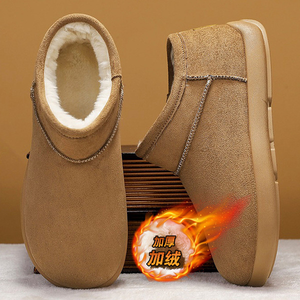 Winter sports keep warm low boots for leisure