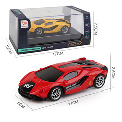 Haotian 2021 Ultra-Small Mini Gold-Plated Racing Car with Light, Pocket-Sized RC Model Car
