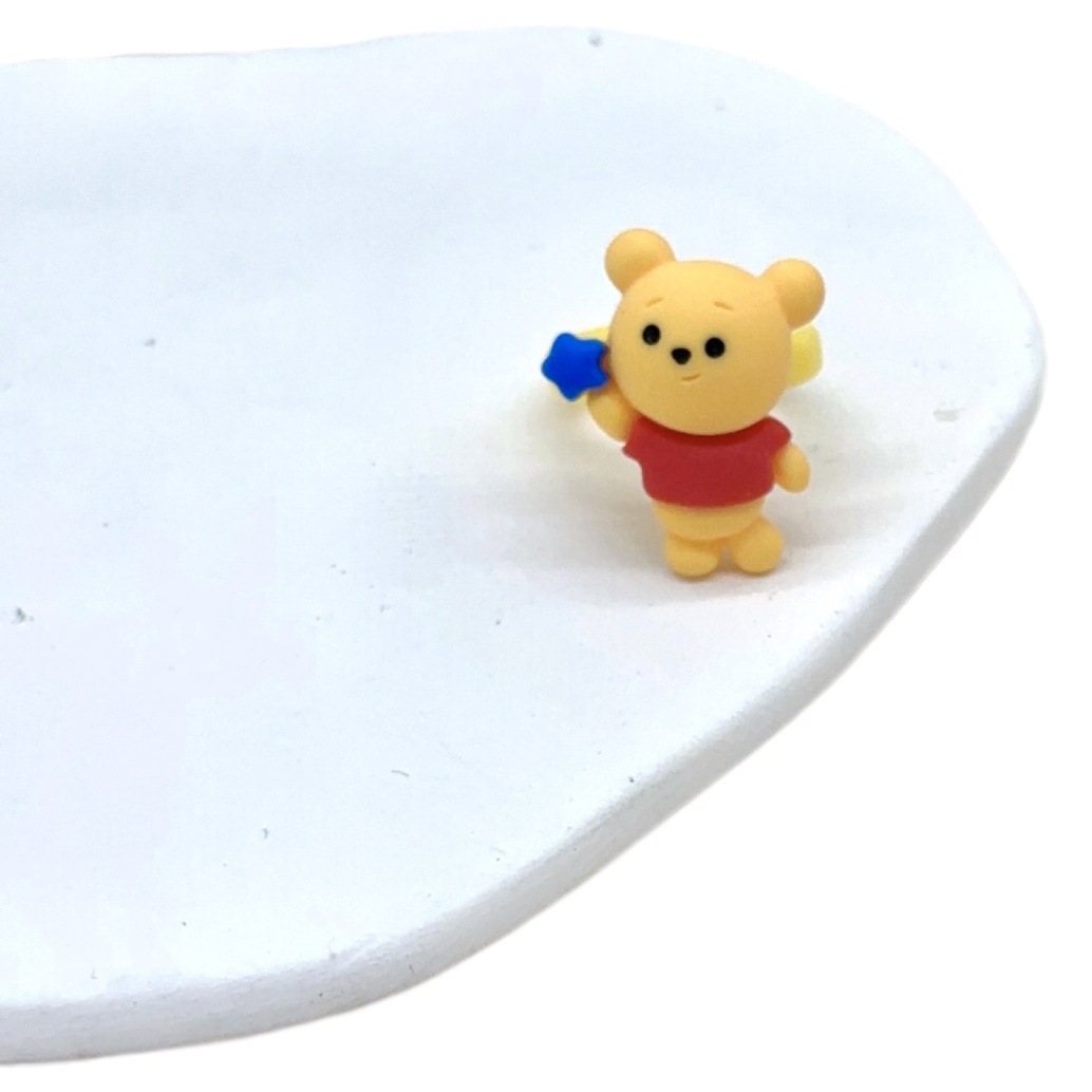 Anillo divertido de dibujos animados lindo anillo de dedo índice de resina acrílica femenina ins nicho diseño oso anillo de olla de miel moda