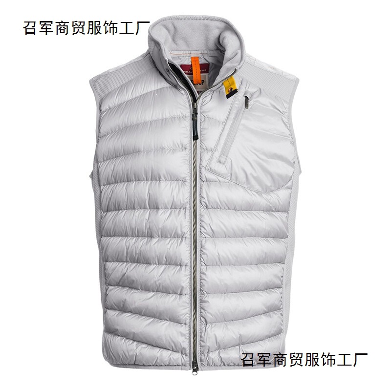 Cross-Border Pjs High-End Version Parachute Quilted Men's Hooded Thickened White Duck down Jacket Windproof Warm Coat