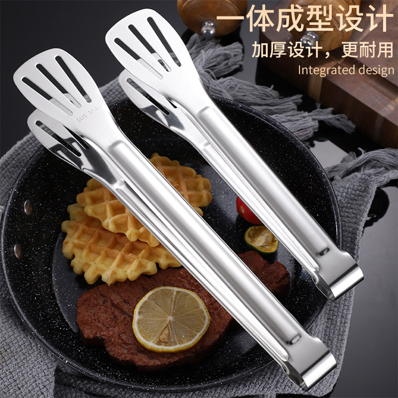 304 ステンレス鋼のフードクリップキッチン肥厚多機能 3 ラインクリップバーベキュークリップ焼き食品クリップパンクリップ|undefined