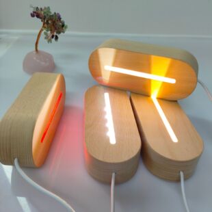 �E�A��������ľ����DIYС��ƿLEDľ�|�����l��3DСҹ���l�����