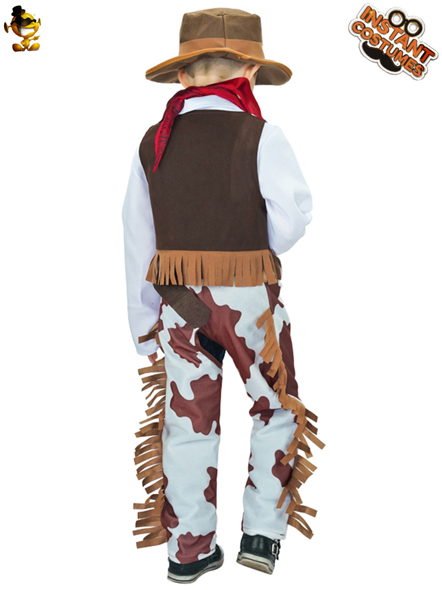 Los niños lindos de Mezclilla Occidental ropa niñas falda Denim chicos ropa Cosplay rendimiento la etapa image 4