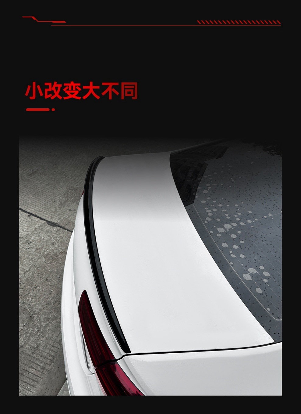 Suitable for 2012-2018 Audi A6 S6 C7 S Style Rear Wing Top Wing Spoiler Exterior Cross-Border Modification Accessories