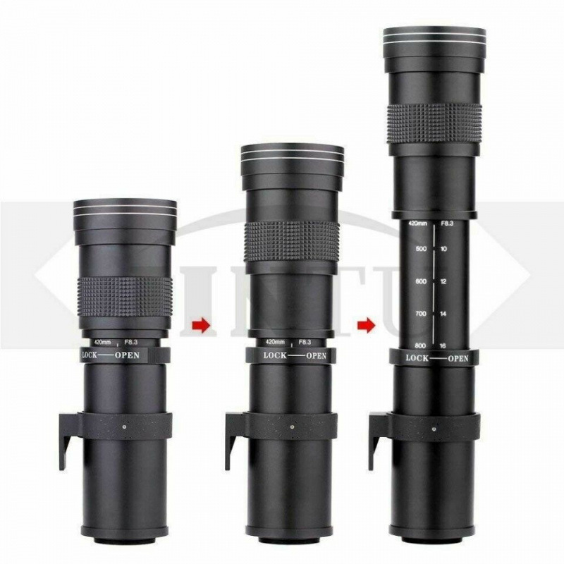 420-800mm F8.3长焦镜头手动对焦长焦微单全画幅单反远摄镜头|undefined