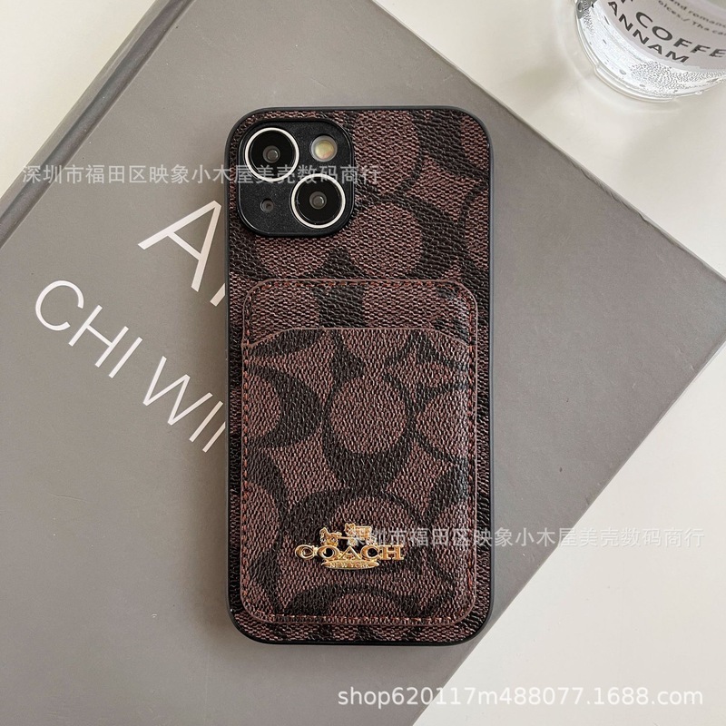 Apple 携帯電話ケース 17 カード iPhone14promax 保護カバー 13 高級レザー 12 落下防止トレンドに適しています。|undefined
