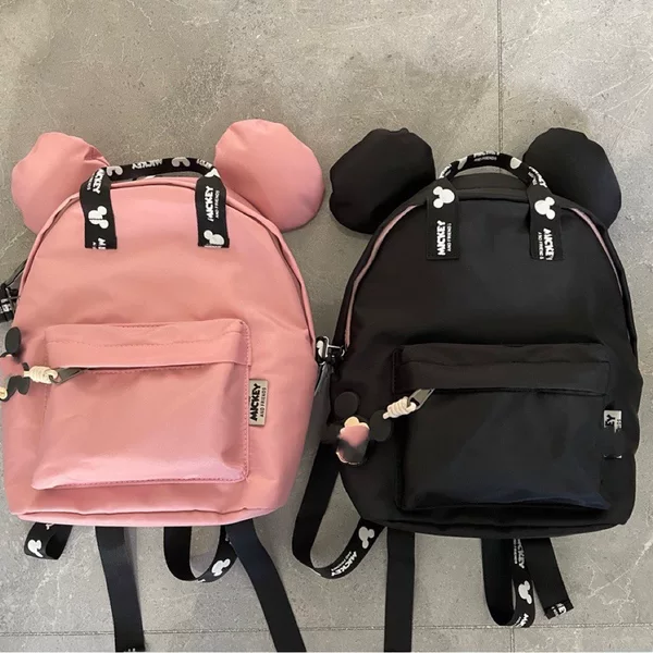Cross-Border New Model Children's Bag for Girls, Co-Branded Mouse Backpack School Bag