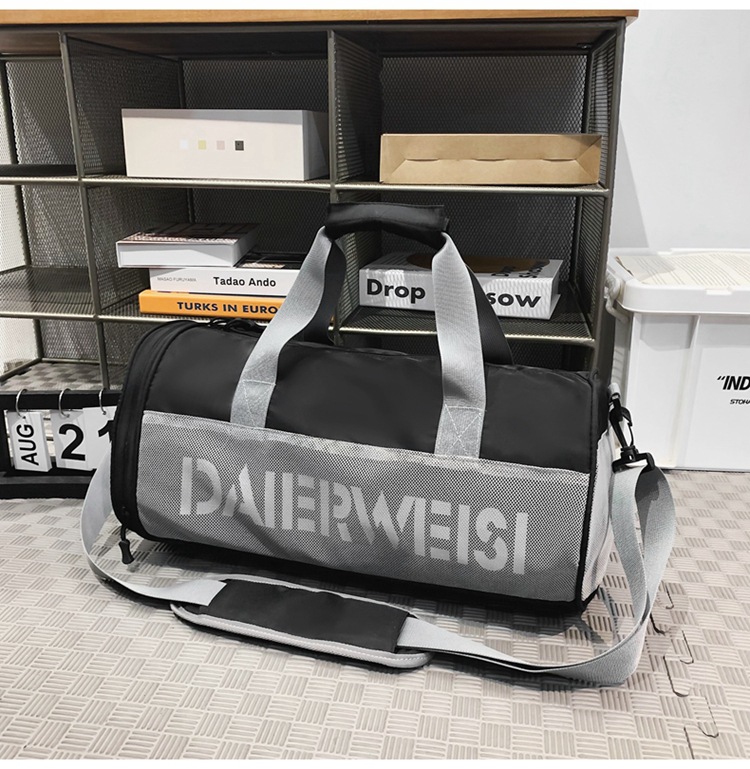 Bolsa de entrenamiento para hombres bolsa de mano bolsa de viaje separación seca y húmeda entrenamiento mochila deportiva bolsa de natación de gran capacidad