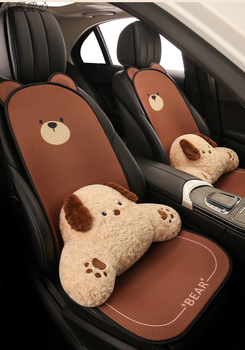 2025 new car seat cushion four seasons universal seat cover seat cover car cute car goddess high-end summer