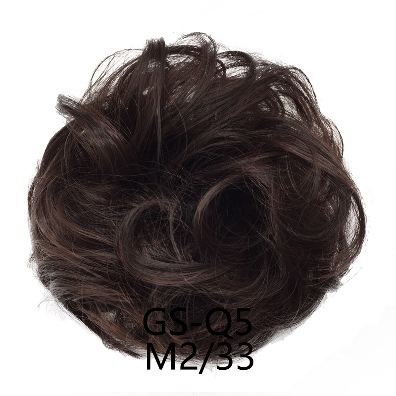 Europa y los Estados Unidos pelucas anillo de pelo de bolas cabeza cuerda elástica peludo natural peludo peludo transfronterizo