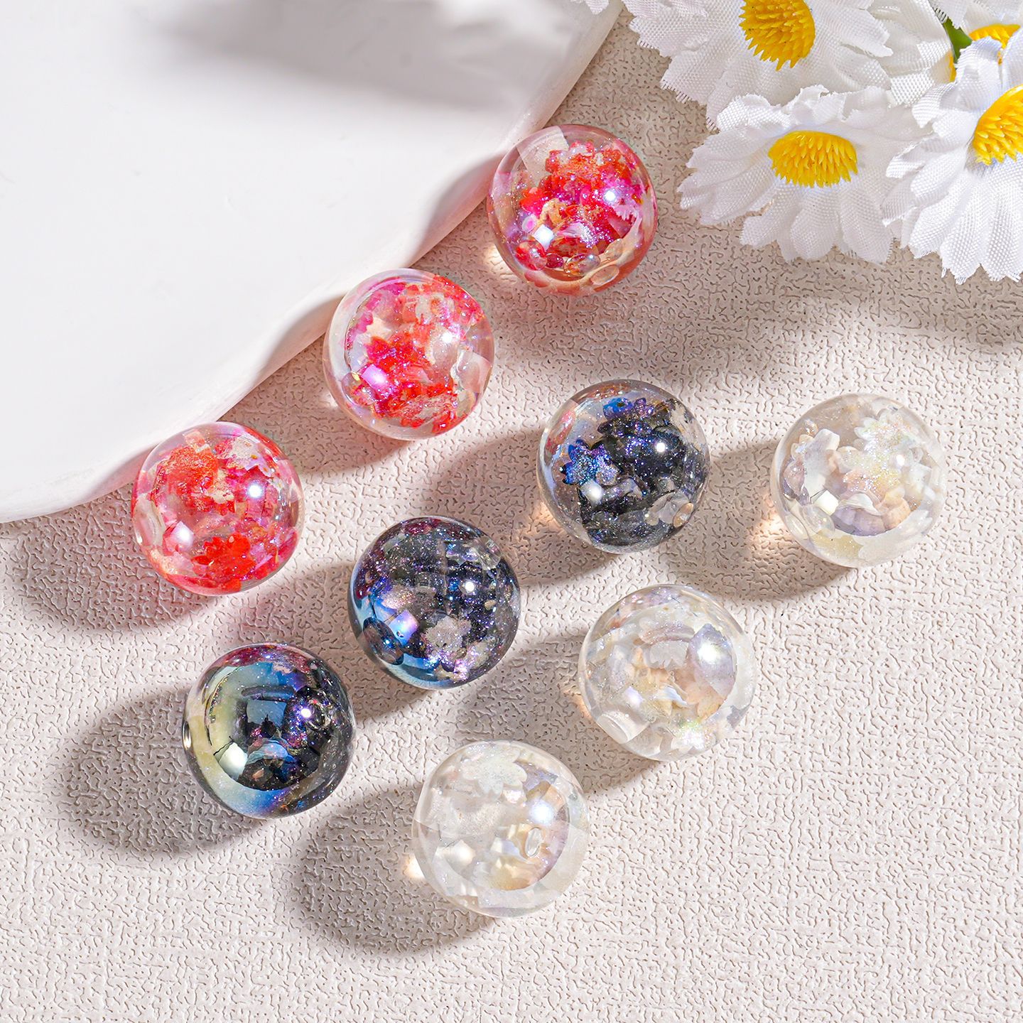 Venta directa del fabricante: cadena para teléfono con cuentas, hecha a mano, con piedra de cristal ojo de gato grande, accesorios personalizados para colgantes de bolso, venta al por mayor.
