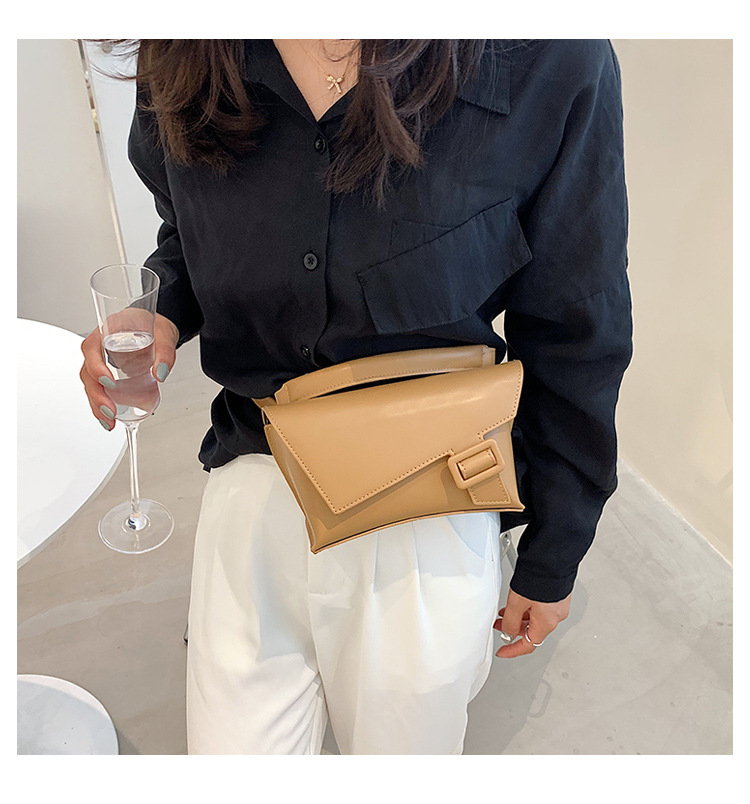 Pu Leather Material Solid Color Pattern All Seasons Season Women's Pu Leather Solid Color Classic Style Magnetic Buckle Shoulder Bag