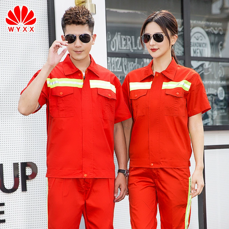 Летний костюм рабочей одежды с длинными рукавами и короткими рукавами, мужская куртка с тонкой светоотражающей полосой, санитарная одежда, защитная одежда для работы на строительной площадке