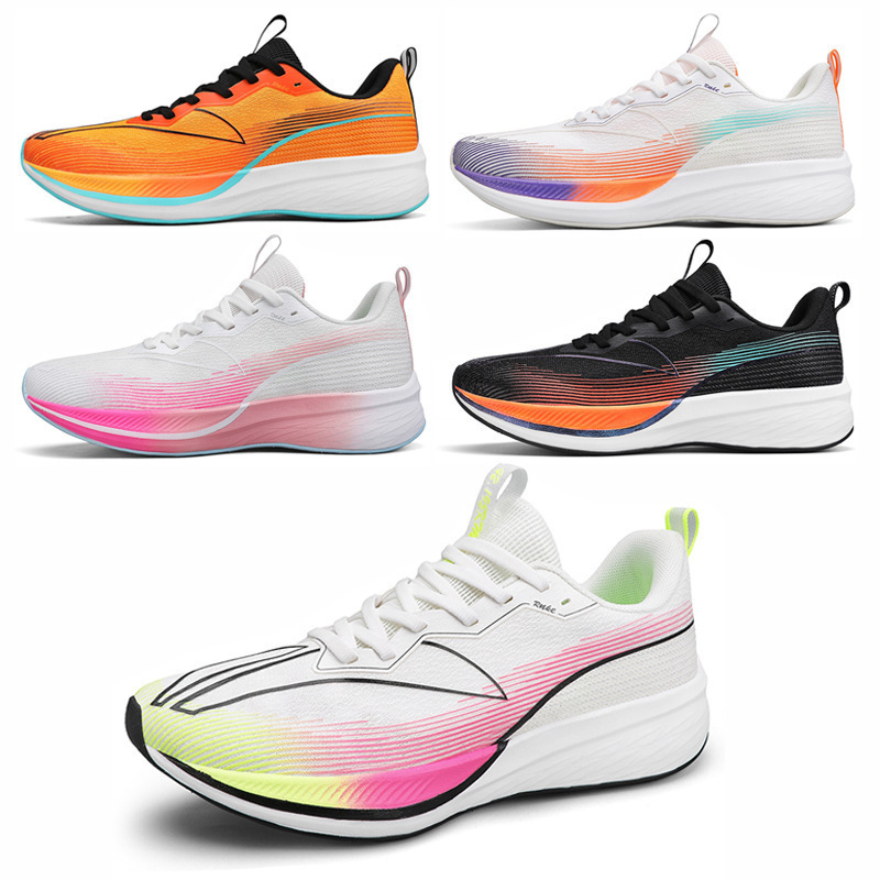 Daifa Foreign Trade Running Shoes Men's high quality Breathable Mesh Ultra Light Shock Absorption Technology sneaker Fitness Racing Running Shoes