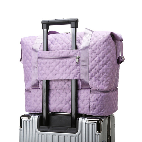Wholesale dry and wet separation travel fitness bag yoga bag sports tote bag independent shoe position shoulder bag for maternity boarding bag